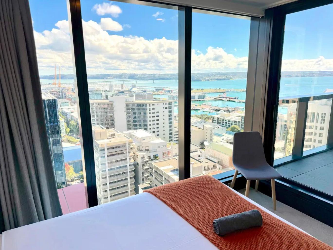 Gorgeous Seaview 2 Bedroom Apartment In Auckland Cbd エクステリア 写真