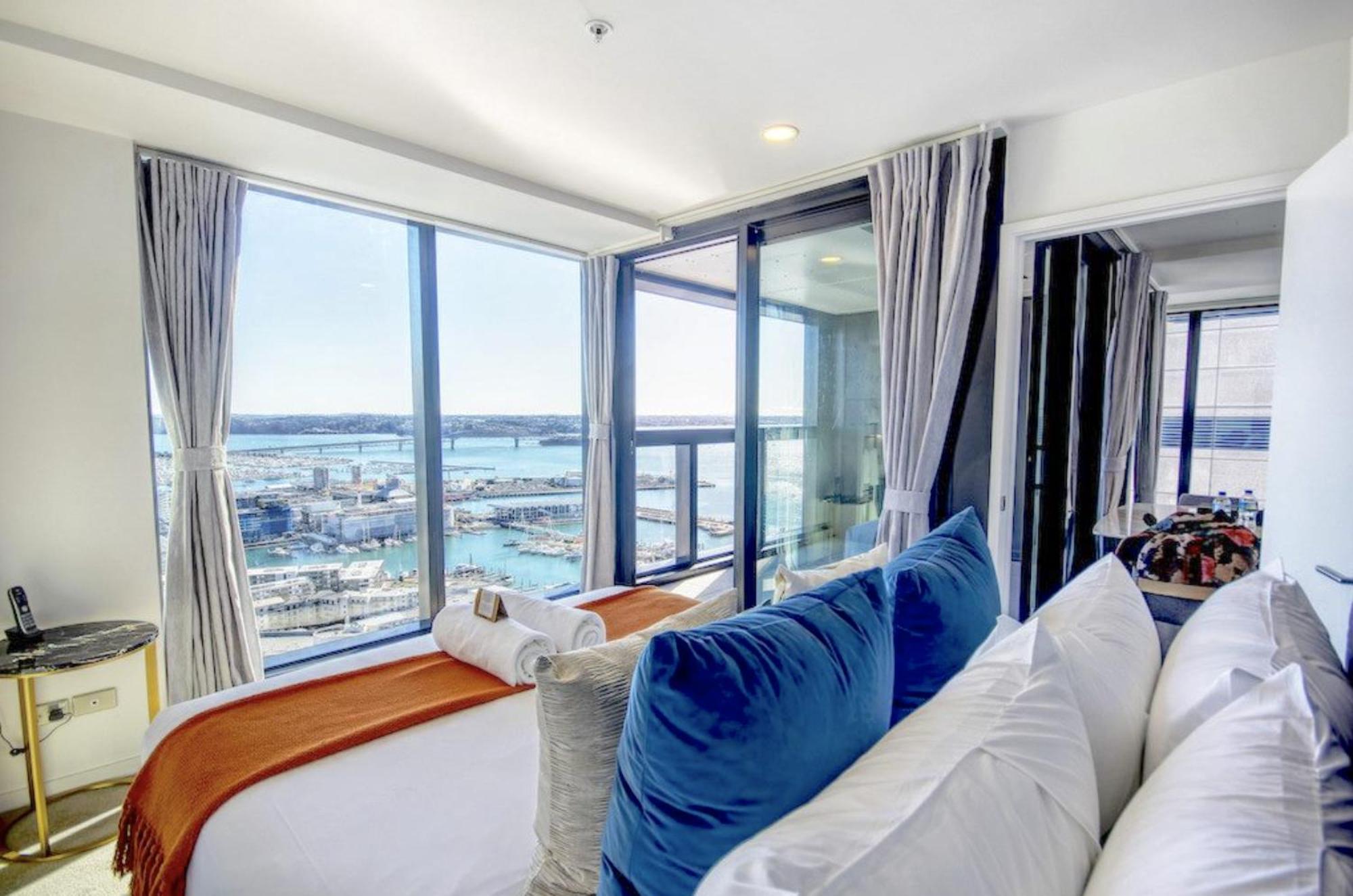 Gorgeous Seaview 2 Bedroom Apartment In Auckland Cbd エクステリア 写真
