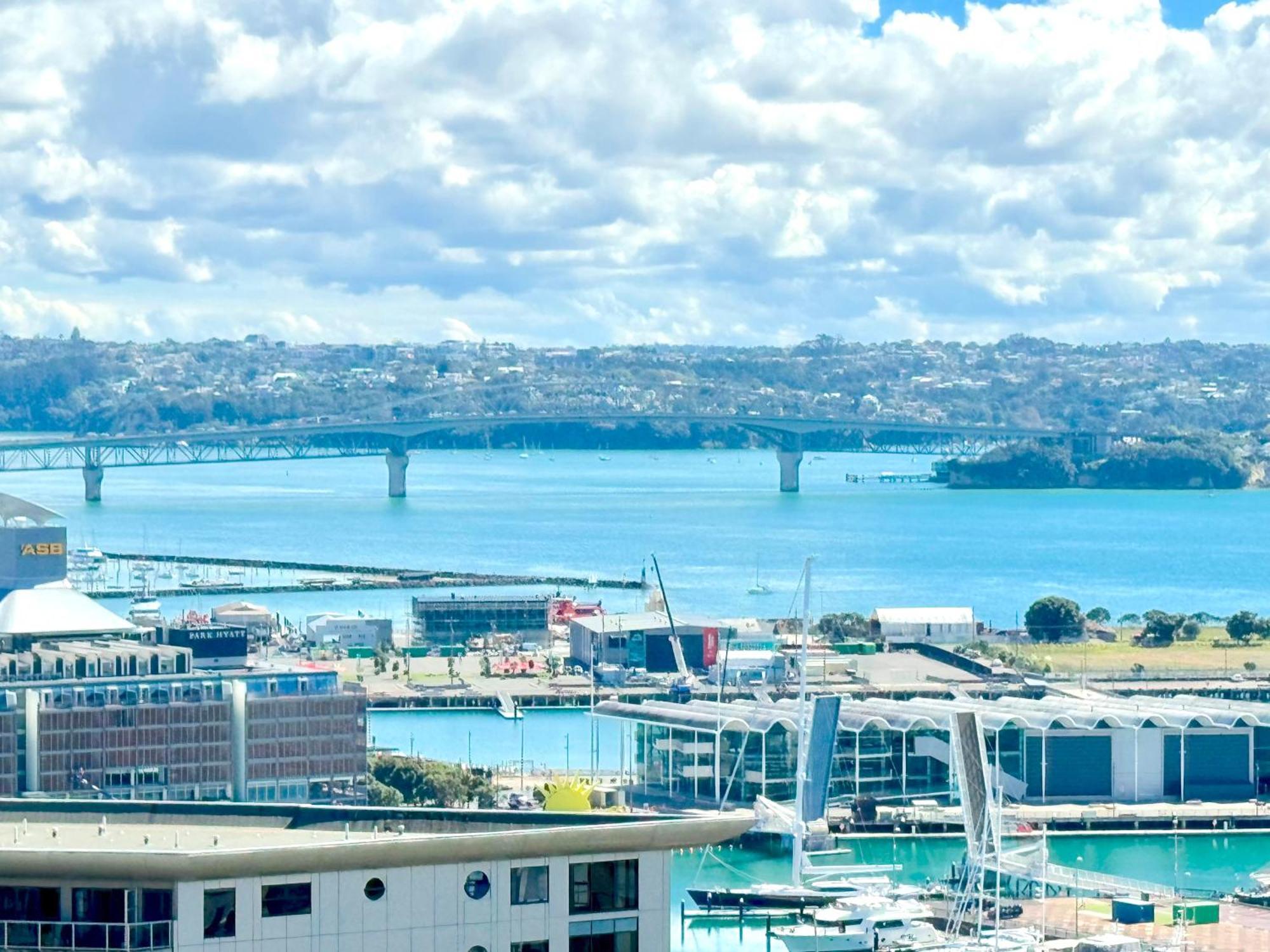 Gorgeous Seaview 2 Bedroom Apartment In Auckland Cbd エクステリア 写真